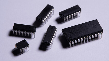 Group of integrated circuits/computer chips 1