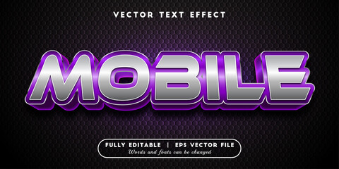 Text Effects 3D Mobile, Editable Text Style