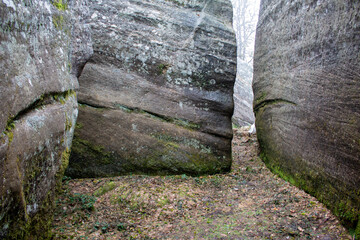 Magical place of giant stones and narrow passages in the mountain.