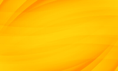 Abstract wave yellow orange color gradient geometric background.Curved lines graphic design.