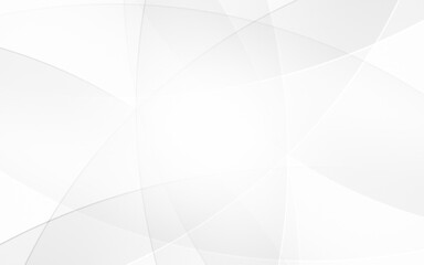 Abstract geometric white and gray curve line gradient Background. with space for concept design Technology and modern.