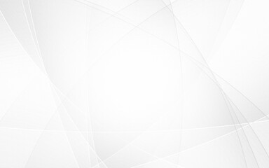 Abstract geometric white and gray curve line gradient texture background. with space for concept design Technology and modern.