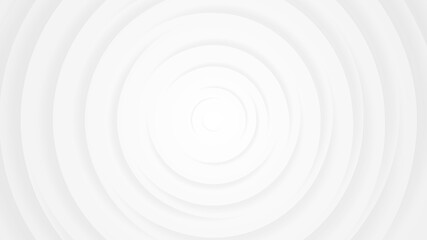Obraz premium White gray circles abstract background.3D illustration with paper cut style.