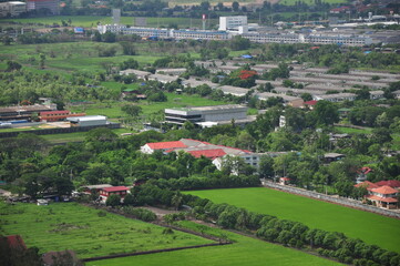 Take a helicopter ride to see the Suphanburi attractions.