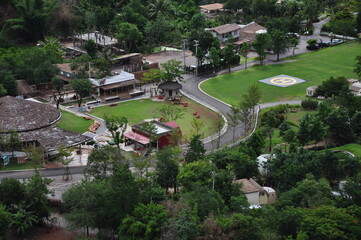 Take a helicopter ride to see the Suphanburi attractions.