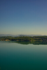 The Sichar reservoir in Ribesalbes, Castellon