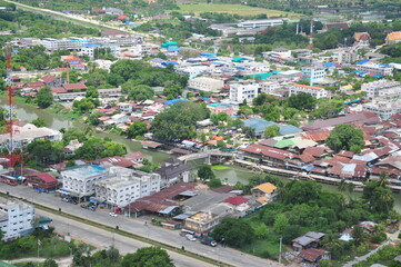 Take a helicopter ride to see the Suphanburi attractions.
