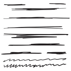 Vector collection of underline