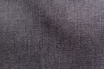 Fototapeta na wymiar Black fabric cloth polyester texture and textile background.