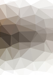 Obraz premium Abstract color Low-Polygones Generative Art background illustration