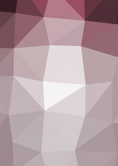 Obraz premium Abstract color Low-Polygones Generative Art background illustration