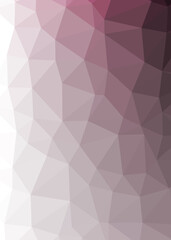 Obraz premium Abstract color Low-Polygones Generative Art background illustration