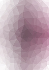 Abstract color Low-Polygones Generative Art background illustration