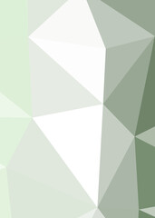 Abstract color Low-Polygones Generative Art background illustration