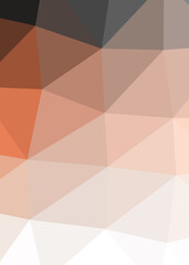 Abstract color Low-Polygones Generative Art background illustration