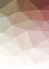 Abstract color Low-Polygones Generative Art background illustration