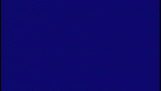青色のVHSテープアナログ映像