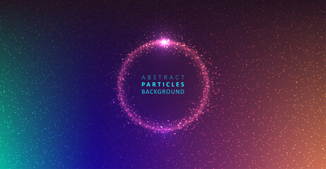 Particles liquid dynamic flow