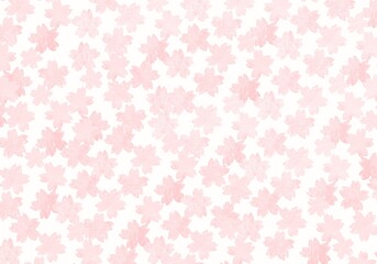 優しいタッチの桜のイラスト