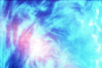 Universe in a distant galaxy with nebulae and stars
