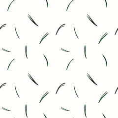 Pattern of pine needles on a white background wrapping paper