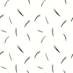 Fototapeta premium Pattern of pine needles on a white background wrapping paper