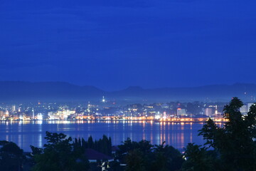 Fototapeta premium view of the city