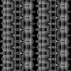 Design seamless monochrome decorative pattern