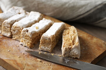Homemade traditional apple pastila