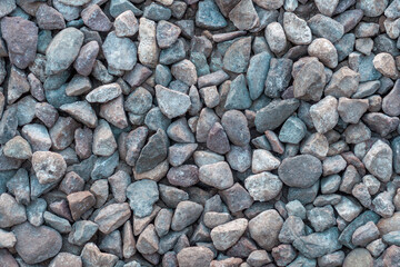 granite rubble close-up background