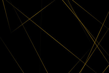 Abstract black with gold lines, triangles background modern design. Vector illustration EPS 10.