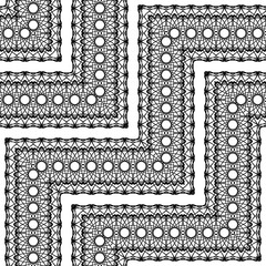 Design seamless zigzag decorative pattern