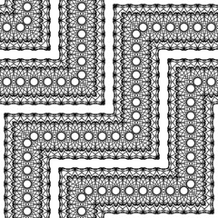 Design seamless zigzag decorative pattern