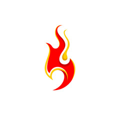 Fire logo Simple Design