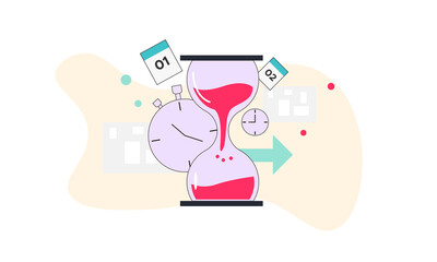 Job Deadline Illustration