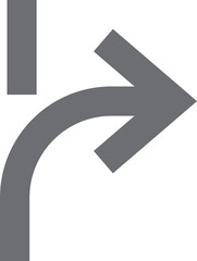 Modern arrows Vector line icon. Arrow different shapes in modern simple flat style for web design.