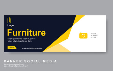 Vector abstract design web banner template. Web Design Elements - Header Design. Abstract geometric web banner template on grey background.Modern banner.