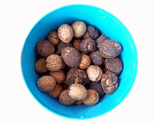 walnut isolated on white background