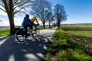 tamdemvelo allee in messen im limpachtal solothurn schweiz