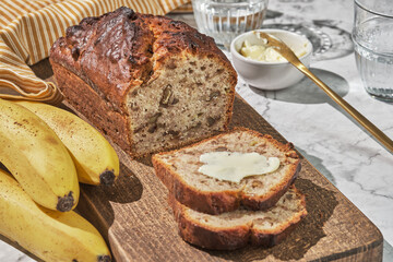 Homemade Banana Nut Bread