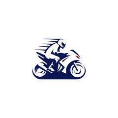 Obraz na płótnie Canvas motor sport logo design vector