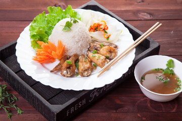 rice with shrimp