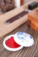 Chinese traditional seal cutting art