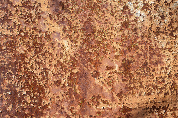 Colored rusty stained metal wall texture pattern can used for background