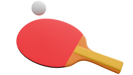 A 3D Red Table Tennis for Web. the rules are generally as follows: players must allow a ball played toward them to bounce one time on their side of the table and must return it so that it bounces on t