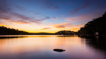 Sunset Scape of Georges River and Gungah Bay