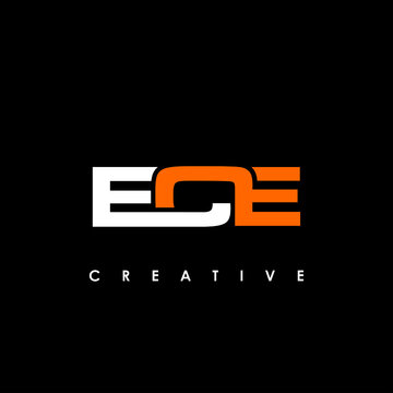 ECE letter logo design on black background. ECE creative initials letter  logo concept. ECE letter design. Stock Vector | Adobe Stock