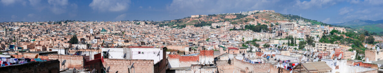 The medina of Fez / City view from the medina of Fes, Morocco, Africa.