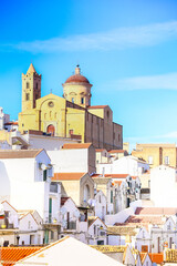 Typical white village of southern Italy. Pisticci, Basilicata