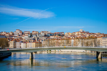 Les quais de Saône à Lyon
